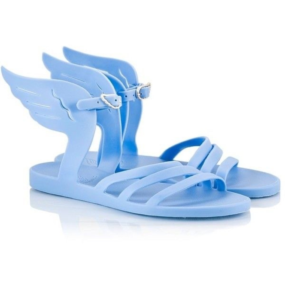 Ancient Greek Sandals Ikaria Sandal in Ocean Blue Size 39